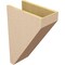 Ekena Millwork 8"W x 16"D x 24"H Classic Concord Rough Cedar Woodgrain TimberThane Corbel, Primed Tan CORUR08X16X24CONRCPR - alternate 3